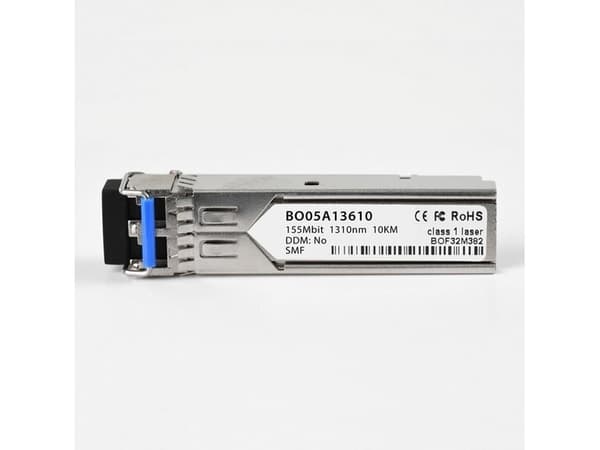 BlueOptics DEM-210-BO, Fiber optisk, 155 Mbit/s, SFP, LC, 10000 m, 1310 nm