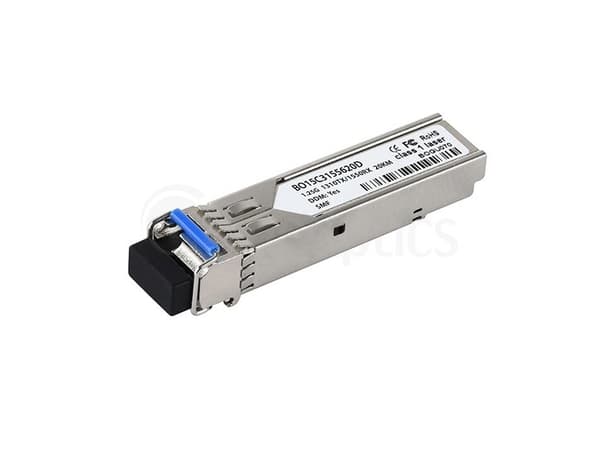 BlueOptics SPL-35-GB-BX-IDFM-BO, Fiberoptik, 1250 Mbit/s, SFP, SFP, BX-D, 20000 m