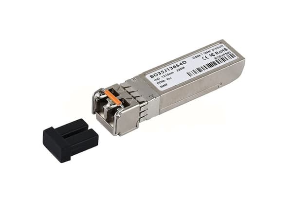 BlueOptics J9152AS-BO, Fiber optisk, 10000 Mbit/s, SFP+, SFP+, 220 m, 1310 nm