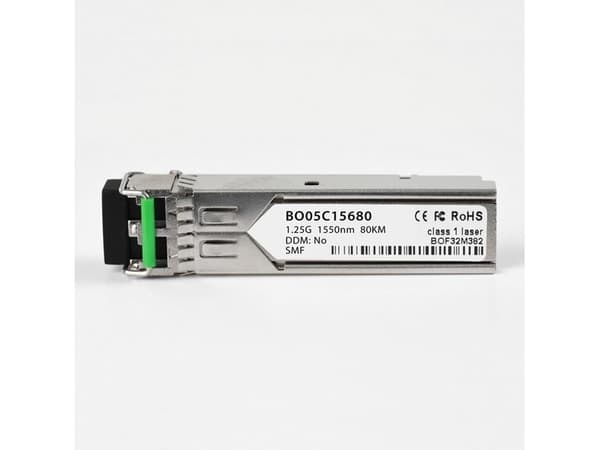BlueOptics 10053H-BO, Fiberoptik, 1250 Mbit/s, SFP, LC, ZX, 80000 m
