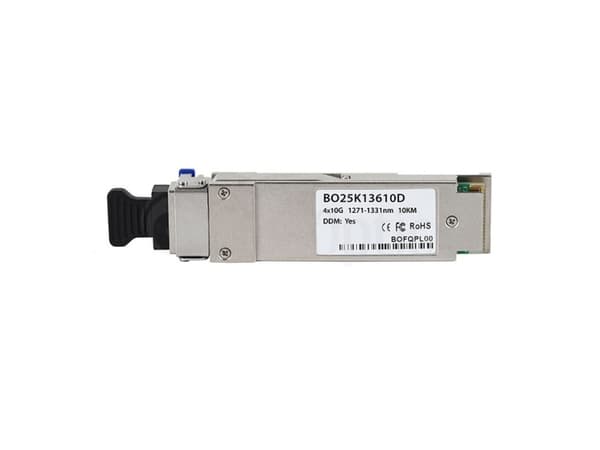 BlueOptics QSFP-40G-LR4-S-BO, Fiberoptik, QSFP, LC, 40GBASE, Silver, RoHS
