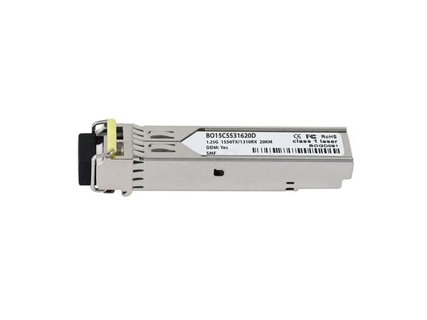 BlueOptics SFPGLX20B15D-w-BO, Fiberoptik, 1250 Mbit/s, SFP, LC, 20000 m, 1550 nm