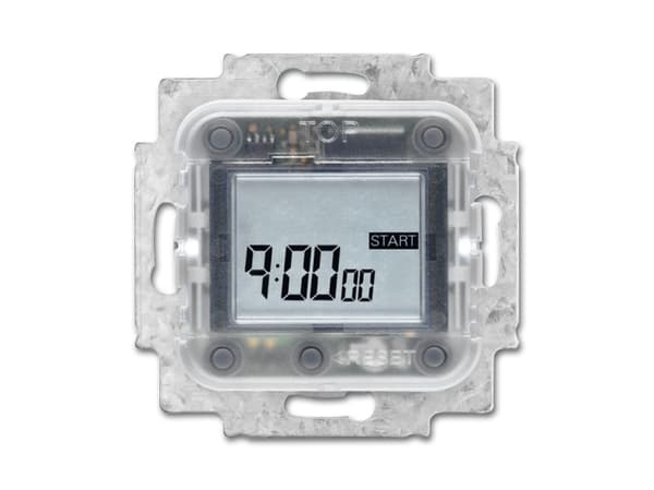 Busch-Jaeger 6465 U-101, Daglig timer, Metallisk, Digital, IP20, CE, 10 A