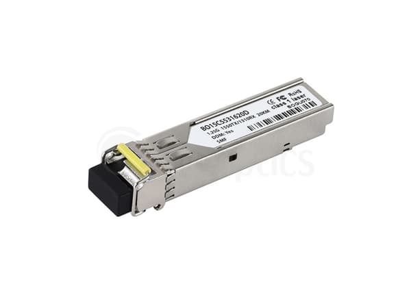 BlueOptics SPL-53-GB-BX-IDFM-BO, Fiber optisk, 1250 Mbit/s, SFP, SFP, BX-D, 20000 m