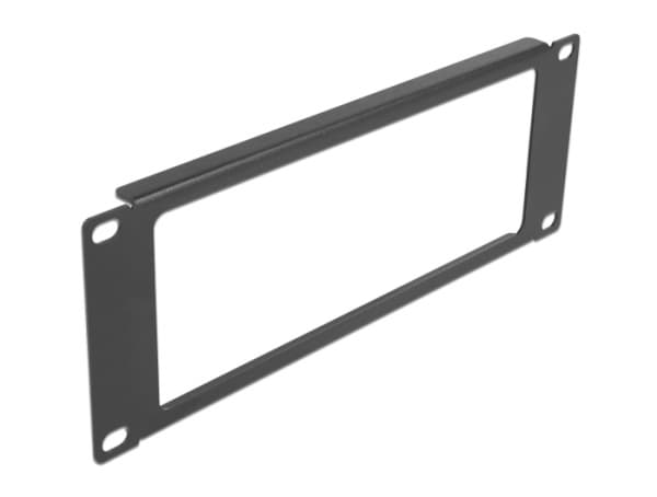 Delock - Tomt panel - svart - 2U - 10"