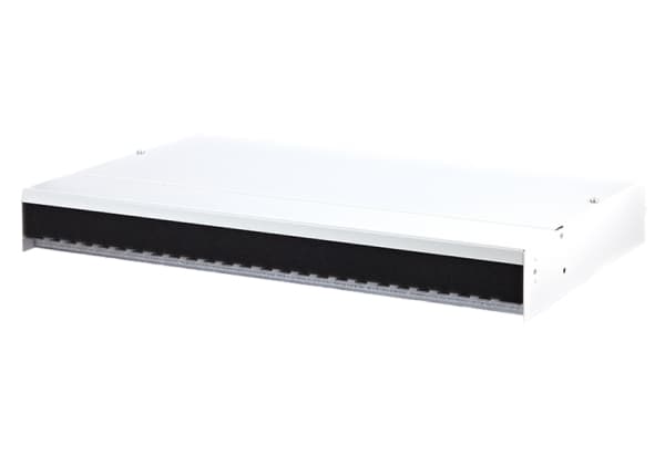 BTR Surface mount box for 19 "patch panels - Overflatemonteringsboks for nettverk - ren hvit, RAL 9010