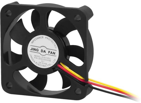 Prolech Fan 50x50x10mm 24V glidelager 3-leder - 85-510#