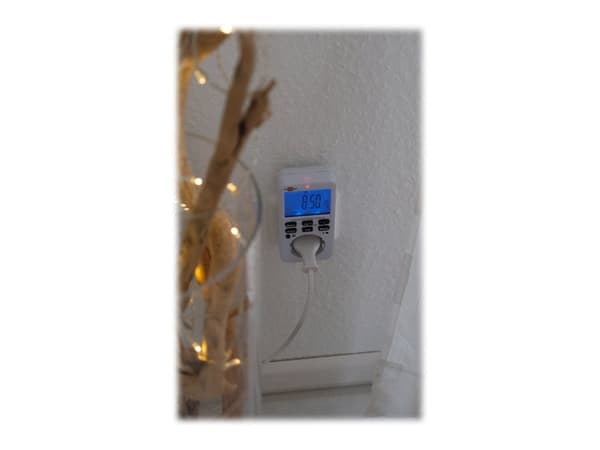 brennenstuhl Comfort-Line - Automatisk strømsvitsj - AC 230 V - 3600 watt - utgangskontakter: 1 - hvit