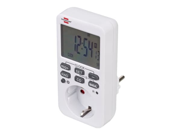 brennenstuhl Comfort-Line - Automatisk strømsvitsj - AC 230 V - 3600 watt - utgangskontakter: 1 - hvit