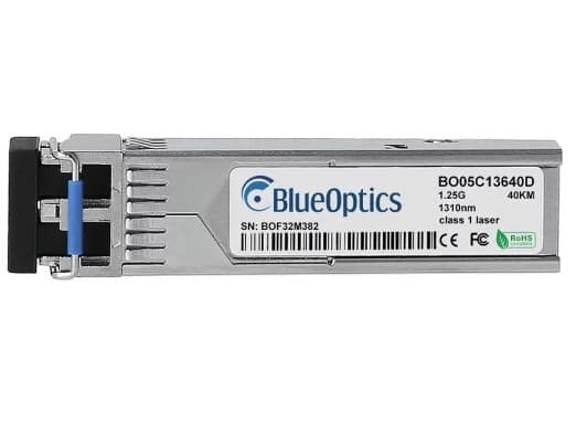 BlueOptics 1442340G1-BO, Fiber optisk, 1250 Mbit/s, SFP, LC, 40000 m, 1310 nm