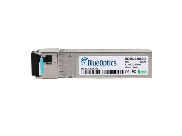 BlueOptics SFPP-S13-40-BO, Fiberoptik, 10000 Mbit/s, SFP+, SFP+, BX-D, 10000 m