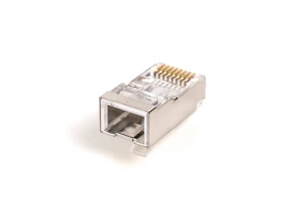 Digitus X-ML-6F-EZ, RJ45, Grå, Gjennomsiktig, Hankjønn, Rett, 24/26, 100 stykker