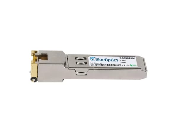 BlueOptics B248-BO, Koppar, 1250 Mbit/s, RJ-45, 100 m, 1000BASE, Silver