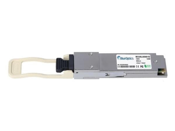 BlueOptics OPT-0031-BO, Fiberoptik, 100000 Mbit/s, QSFP28, MTP/MPO, 100 m, 850 nm