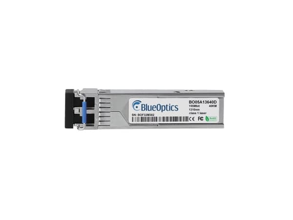 BlueOptics NTTP02CF-NT-BO, Fiber optisk, 155 Mbit/s, SFP, LC, 40000 m, 1310 nm
