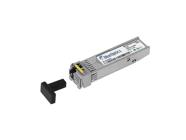 Yhteensopiva Level One 551114 BlueOptics© BO15C5531640D SFP-lähetin, LC-Simplex, 1000BASE-BX-D, yksimuotokuitu, TX1550nm/RX1310nm, 40KM, DDM, 0°C/+70