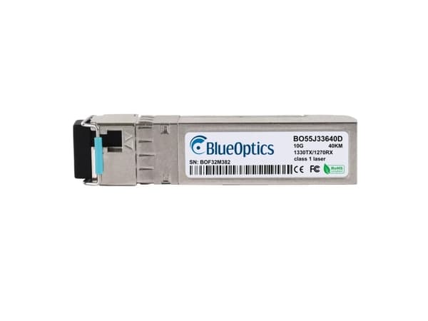 BlueOptics 100-02151-BO, Fiber optisk, 10000 Mbit/s, SFP+, LC (UPC), BX-D, 40000 m