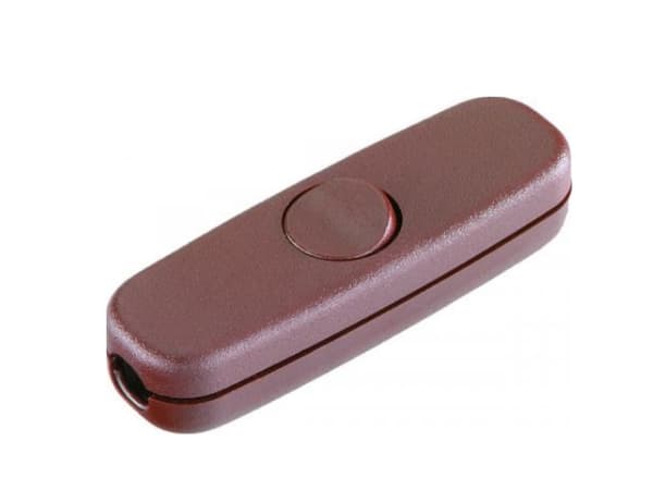 Bachmann 924.045, Vippströmställare, 1P, Brun, 250 V, 67 mm, 22 mm