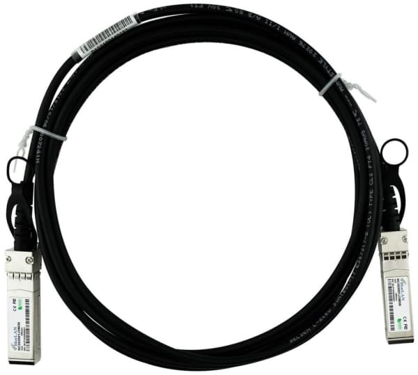 BlueOptics PAN-SFP-PLUS-CU-2M-BL, 2 m, SFP+, SFP+, Uros/uros, Musta, Hopea, 10 Gbit/s