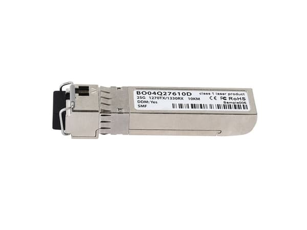 BlueOptics SFP28-25G-BX-U-10KM-JU-BO, Fiber optisk, 10000 Mbit/s, SFP28, SFP28, BX-U, 10000 m