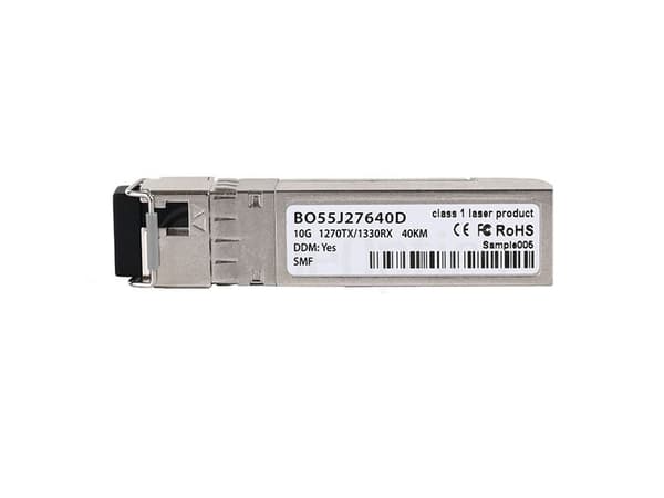 BlueOptics SFP-10G-BX-U-40KM-SS-BO, Fiberoptik, 10000 Mbit/s, SFP+, LC, BX-U, 40000 m