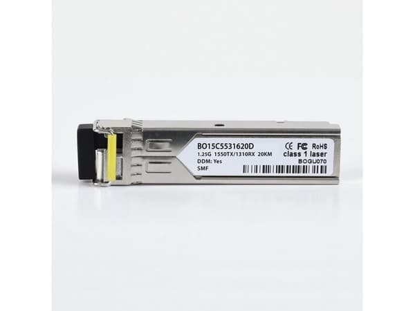 BlueOptics EX-SFP-GE10KT15R13-BO, Fiberoptik, SFP, LC, 20000 m, 1310 nm, 1000BASE