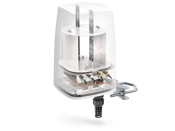 QuWireless QuSpot, 6 dBi, 0.694-0.96/1.7-2.2/2.2-2.7; 2.4-2.5 GHz, 2 / 4 dBi, 6 dBi, 50 O, 360°