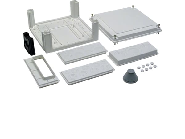 Hager U84LU, Plastikk, Hvit, IP54, 307 mm, 149 mm, 324 mm