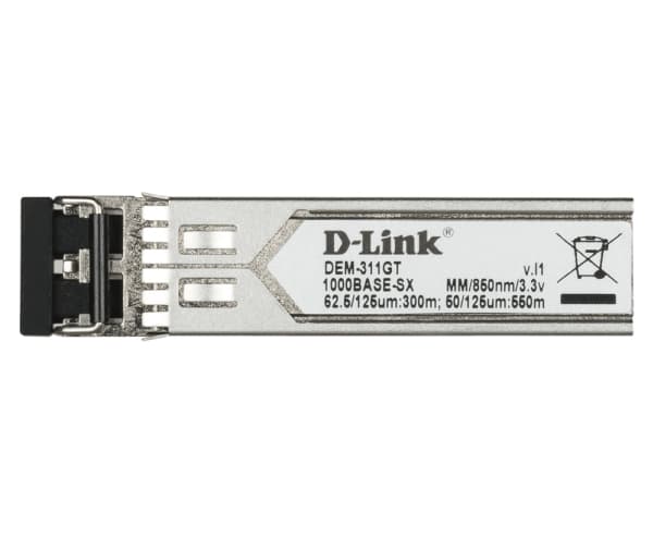 D-Link DEM 311GT - SFP (mini-GBIC) transceiver modul - GigE - 1000Base-SX - LC multimodus - op til 550 m - 850 nm