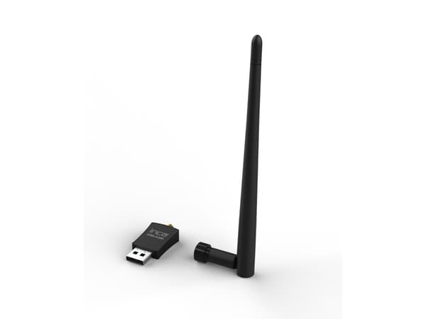 Inca IUWA-313BX, 5 dBi, 2,4 - 2,4835 GHz, IEEE 802.11i, IEEE 802.1x, 5 dBi, Sort, USB