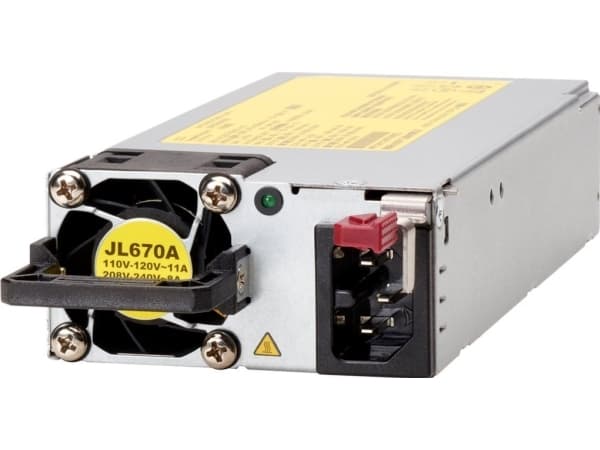 HPE Aruba X372 - Strømforsyning - "hot-plug" / redundant (plug-in modul) - AC 120/230 V - 1600 watt - for P/N: JL659A, JL660A, JL661A, JL662A