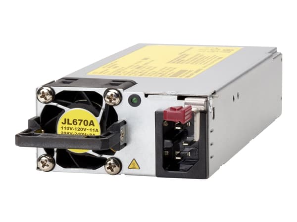HPE Aruba X372 - Strømforsyning - "hot-plug" / redundant (plug-in modul) - AC 120/230 V - 1600 watt - for P/N: JL659A, JL660A, JL661A, JL662A