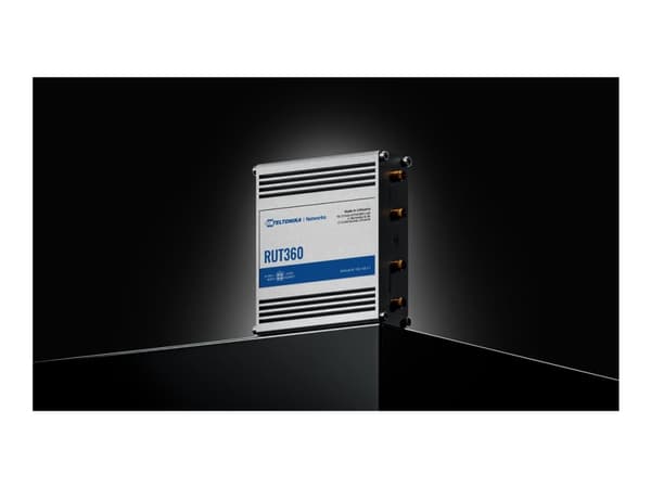 Teltonika RUT360, Matkapuhelinverkon reititin, Hopea, Alumiini, LAN, Nopeus, WLAN, 10,100 Mbit/s, IEEE 802.3, IEEE 802.3u