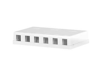 EFB Keystone koblingsboks, 6-ports, utenpåliggende,