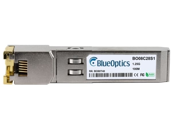 BlueOptics N-SFP-TX-BO, Koppar, 1000 Mbit/s, RJ-45, SFP, 100 m, 1000BASE