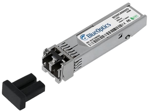 HPE Aruba R9Q43A -yhteensopiva BlueOptics© SFP-transceiveri monimoodiseen Gigabitin nopeaan tiedonsiirtoon valokuituverkoissa. Tukee Gigabit Ethernet