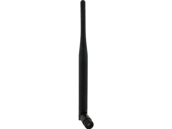 InLine 40800, 5 dBi, 2.4 - 2.5 GHz, 50 O, RP-SMA, Sort, WLAN