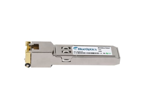 BlueOptics SFP-10G-RJ45-80M-NV-BO, kupari, 10000 Mbit/s, SFP+, 80 m, 10GBASE-T, 0 - 70 ° C:ssa