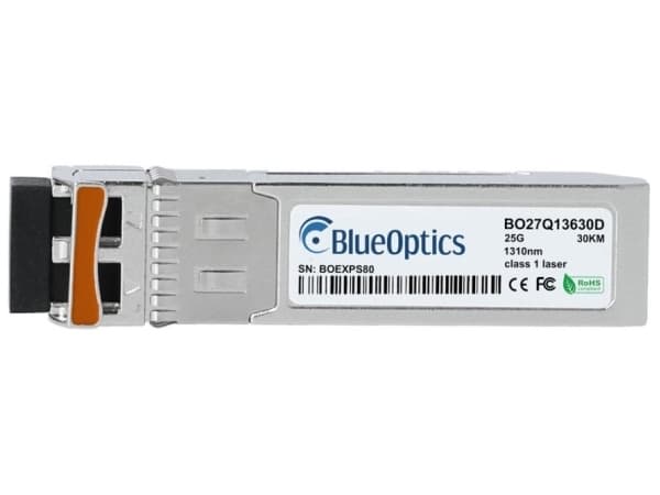 BlueOptics SFP28-25G-ERL-30-CS-BO Verkko-vastaanotin-moduuli Faseroptik 25000 Mbit/s (SFP28-25G-ERL-30-CS-BO)