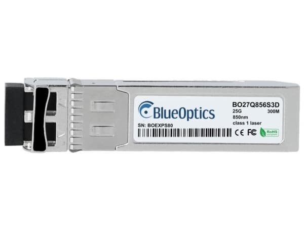 BlueOptics 407-BBYK-BO, Fiber optisk, 25000 Mbit/s, SFP28, LC (UPC), 300 m, 850 nm