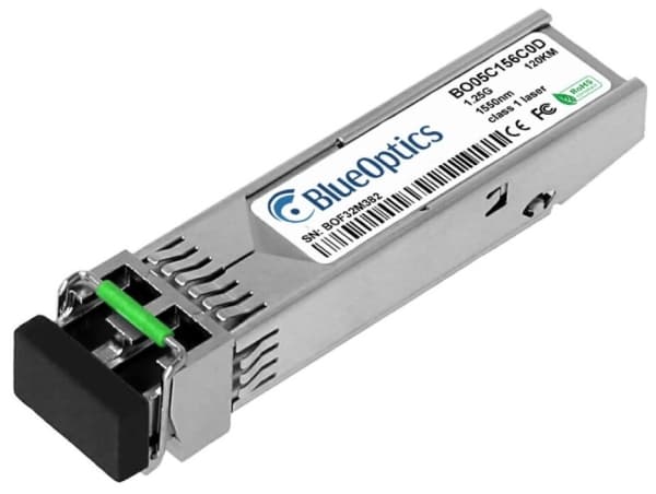 BlueOptics SFP-GLSD-90-A-BO, Fiber optisk, 1250 Mbit/s, SFP, SFP, ZX, 120000 m