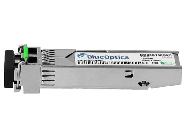 BlueOptics SFP-GLSD-90-A-BO, Fiber optisk, 1250 Mbit/s, SFP, SFP, ZX, 120000 m