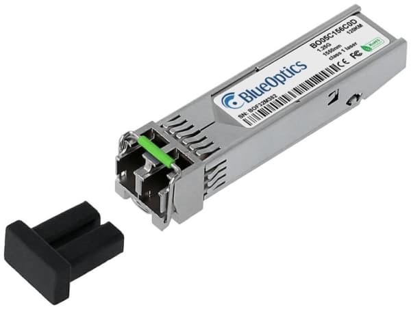 BlueOptics SFP-GLSD-90-A-BO, Fiber optisk, 1250 Mbit/s, SFP, SFP, ZX, 120000 m