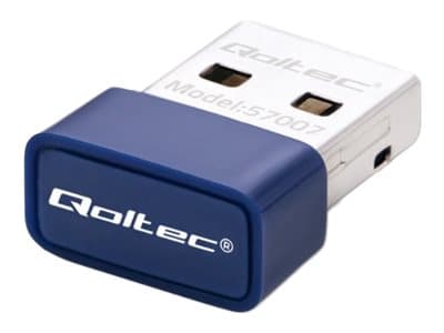 QOLTEC Wireless Mini Bluetooth USB WiFi adapteris