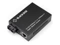 Miniatyrbild 1 av 3: Black Box - Fibermediekonverterare - 1GbE - 10Base-T, 1000Base-LX, 1000Base-TX, 100Base-TX - RJ-45 / SC enkelläge - upp till 10 km - 1310 nm