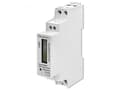 Miniatyrbilde 1 av 2: Qoltec Enfase elektronisk teller | energiforbruksmåler for DIN-skinne | 230V | LCD | 1P | Slank