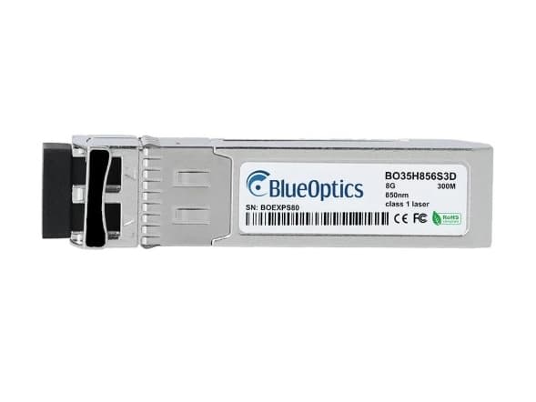 Atto SFP8-0000-R00 yhteensopiva BlueOptics© SFP+ -lähetinvastaanotin lyhytaaltoiseen multimode 2/4/8 Gigabitin nopeaan tiedonsiirtoon valokuituverkoi