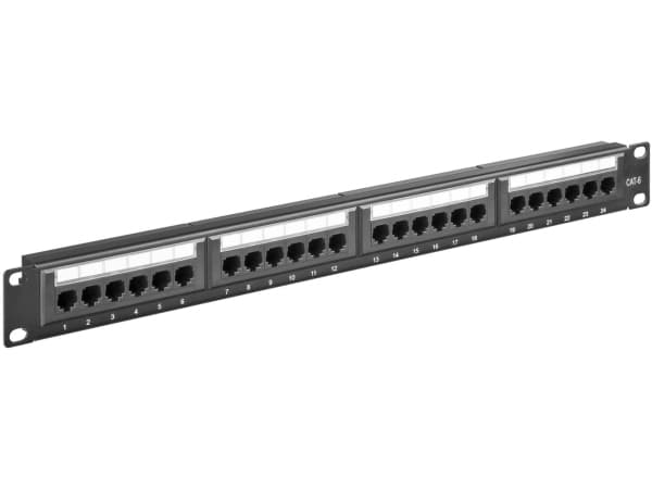 Wentronic - Koblingspanel - CAT 6 - UTP - RJ-45 X 24