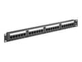 Miniatyrbilde 1 av 3: Wentronic - Koblingspanel - CAT 6 - UTP - RJ-45 X 24