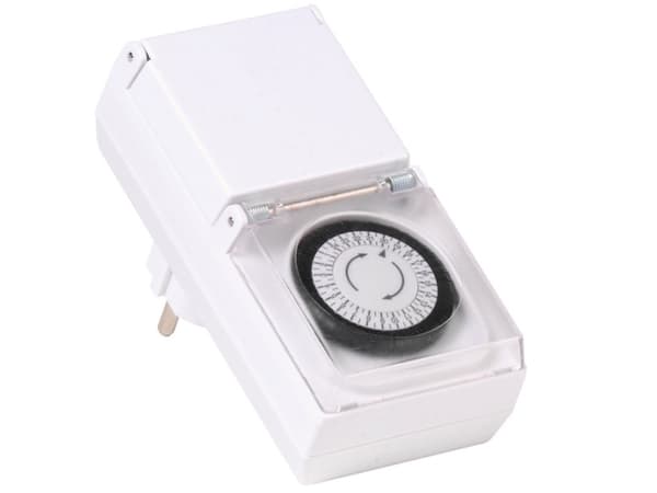 Vivanco 37672, Daglig timer, Vit, Analog, 30 min, IP44, 220 - 240 V